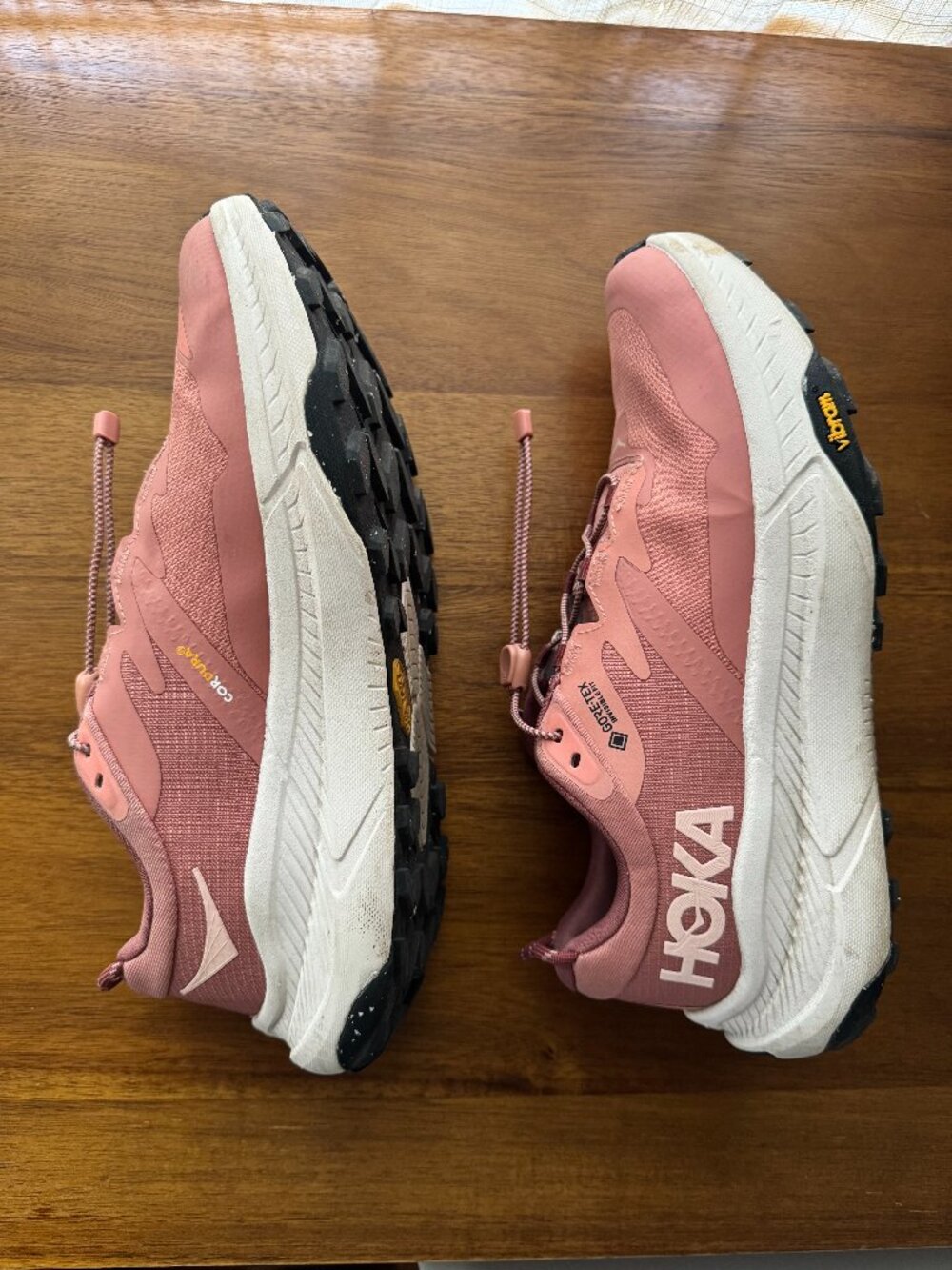 HOKA Transport GTX Waterproof Walking Shoe - Women's 9B - pink / rose